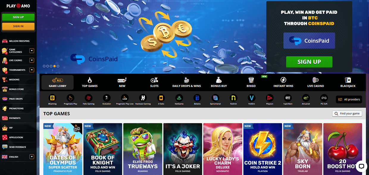 PlayAmo Live-Casino PlayAmo Live-Casino